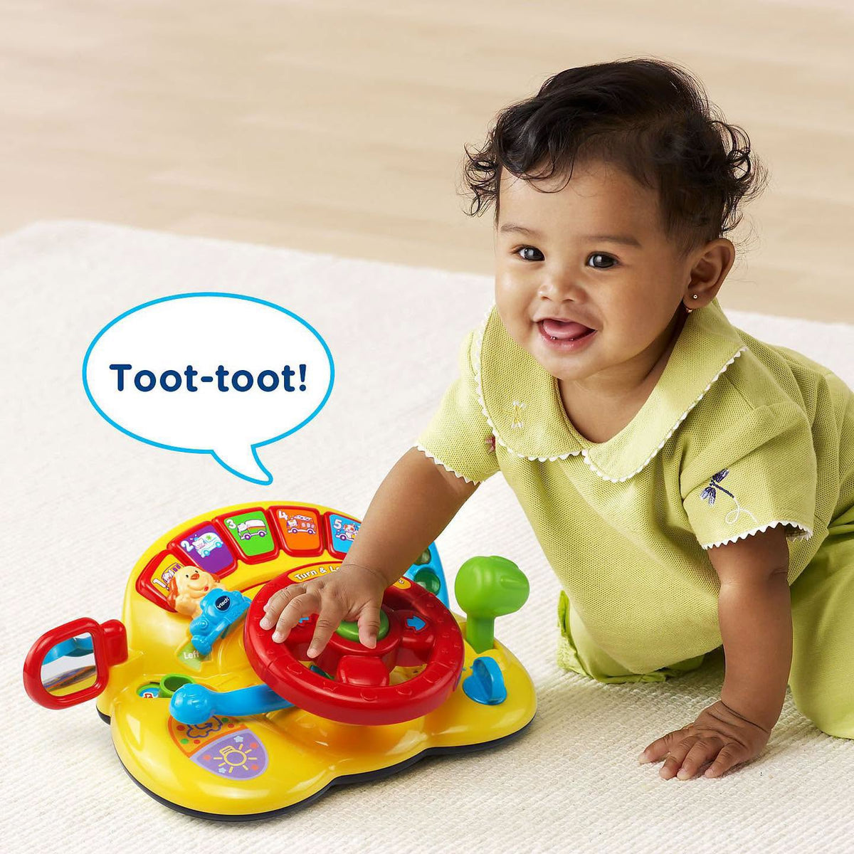 Volante con luz y sonidos Vtech para 6-36 meses